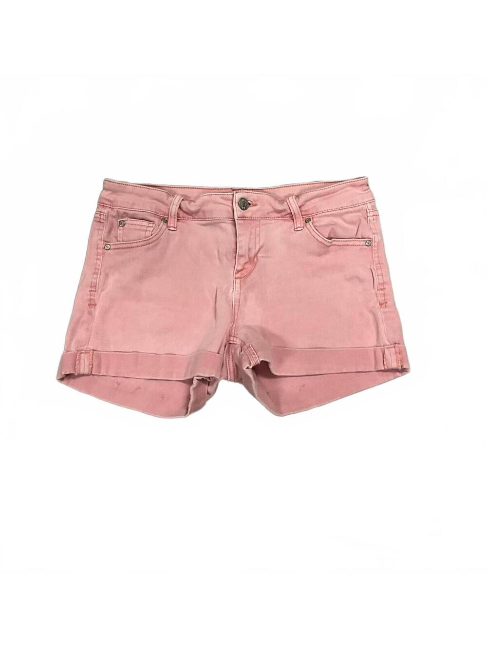 Celebrity Pink Cuffed Pink Denim Shorts 9